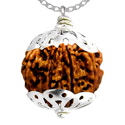 terah-mukhi-rudraksha-silver-cap-pendant